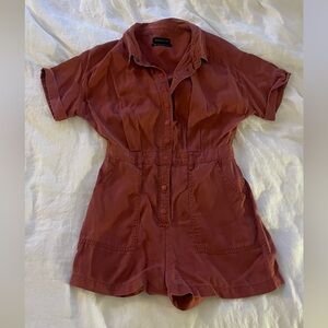 Urban Outfitters Rust Jumpsuit